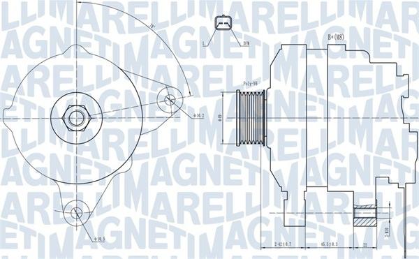 Magneti Marelli 063731665010 - Generator alexcarstop-ersatzteile.com