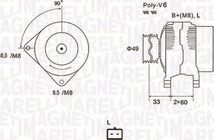 Magneti Marelli 063731661010 - Generator alexcarstop-ersatzteile.com