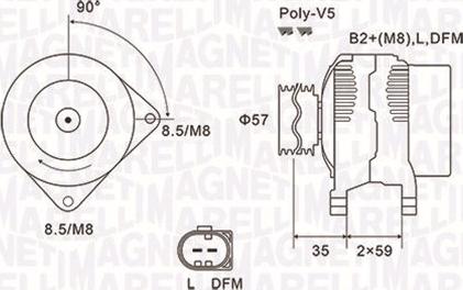 Magneti Marelli 063731675010 - Generator alexcarstop-ersatzteile.com