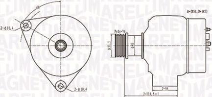 Magneti Marelli 063731138010 - Generator alexcarstop-ersatzteile.com