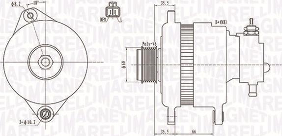 Magneti Marelli 063731899010 - Generator alexcarstop-ersatzteile.com