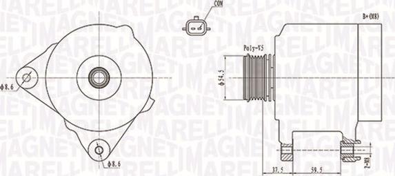 Magneti Marelli 063731860010 - Generator alexcarstop-ersatzteile.com