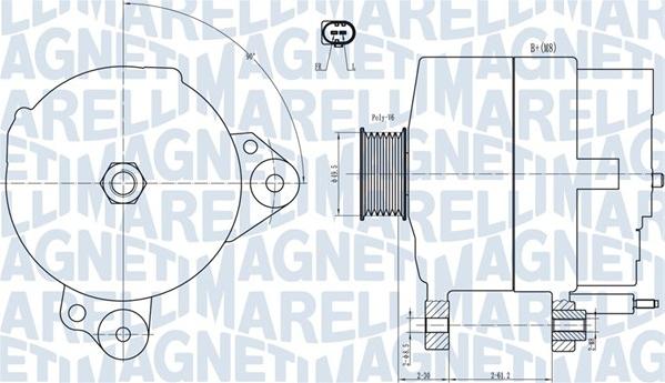 Magneti Marelli 063731817010 - Generator alexcarstop-ersatzteile.com