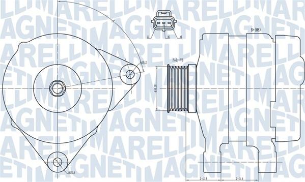 Magneti Marelli 063731834010 - Generator alexcarstop-ersatzteile.com