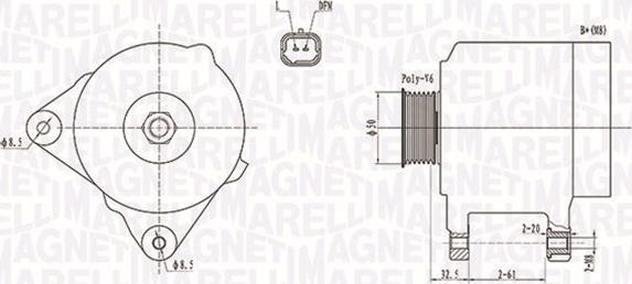 Magneti Marelli 063731824010 - Generator alexcarstop-ersatzteile.com