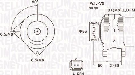 Magneti Marelli 063731823010 - Generator alexcarstop-ersatzteile.com