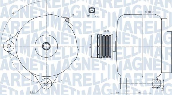 Magneti Marelli 063731876010 - Generator alexcarstop-ersatzteile.com