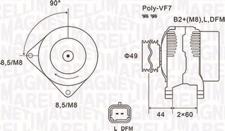 Magneti Marelli 063731877010 - Generator alexcarstop-ersatzteile.com