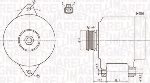 Magneti Marelli 063731283010 - Generator alexcarstop-ersatzteile.com