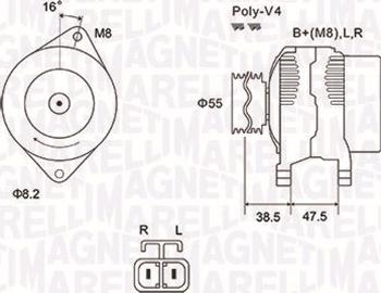 Magneti Marelli 063731798010 - Generator alexcarstop-ersatzteile.com