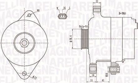 Magneti Marelli 063731793010 - Generator alexcarstop-ersatzteile.com