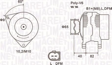 Magneti Marelli 063731746010 - Generator alexcarstop-ersatzteile.com