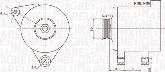 Magneti Marelli 063731747010 - Generator alexcarstop-ersatzteile.com