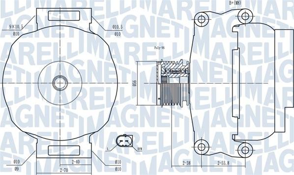 Magneti Marelli 063731769010 - Generator alexcarstop-ersatzteile.com