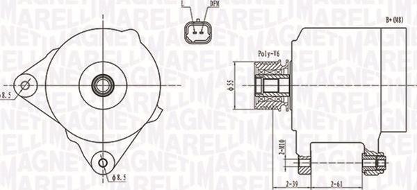 Magneti Marelli 063731762010 - Generator alexcarstop-ersatzteile.com