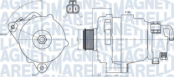 Magneti Marelli 063731708010 - Generator alexcarstop-ersatzteile.com