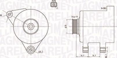 Magneti Marelli 063731789010 - Generator alexcarstop-ersatzteile.com