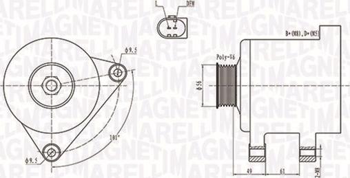 Magneti Marelli 063731782010 - Generator alexcarstop-ersatzteile.com