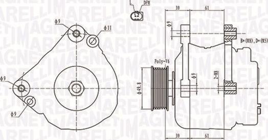 Magneti Marelli 063731729010 - Generator alexcarstop-ersatzteile.com