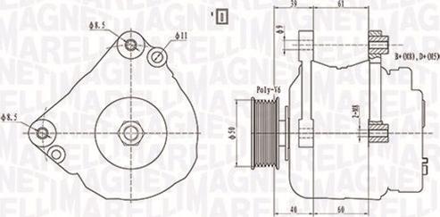 Magneti Marelli 063738290010 - Generator alexcarstop-ersatzteile.com