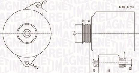 Magneti Marelli 063738250010 - Generator alexcarstop-ersatzteile.com