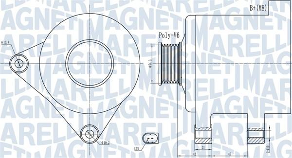 Magneti Marelli 063732091010 - Generator alexcarstop-ersatzteile.com