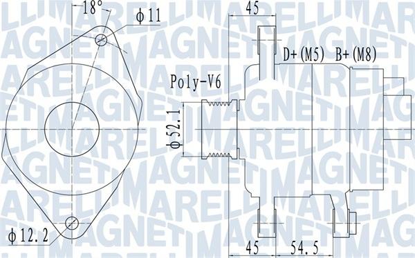 Magneti Marelli 063732048010 - Generator alexcarstop-ersatzteile.com