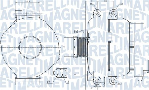 Magneti Marelli 063732009010 - Generator alexcarstop-ersatzteile.com