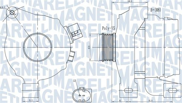 Magneti Marelli 063732001010 - Generator alexcarstop-ersatzteile.com