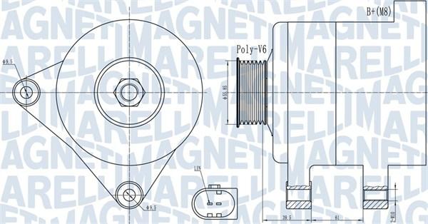 Magneti Marelli 063732011010 - Generator alexcarstop-ersatzteile.com