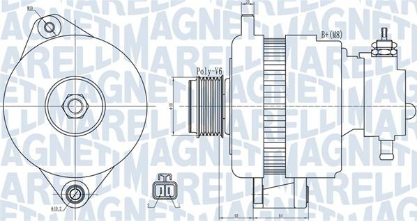 Magneti Marelli 063732018010 - Generator alexcarstop-ersatzteile.com