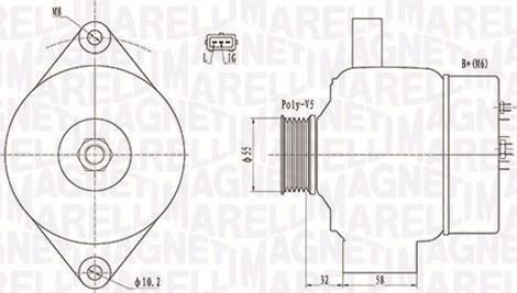 Magneti Marelli 063732026010 - Generator alexcarstop-ersatzteile.com