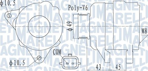 Magneti Marelli 063732110010 - Generator alexcarstop-ersatzteile.com