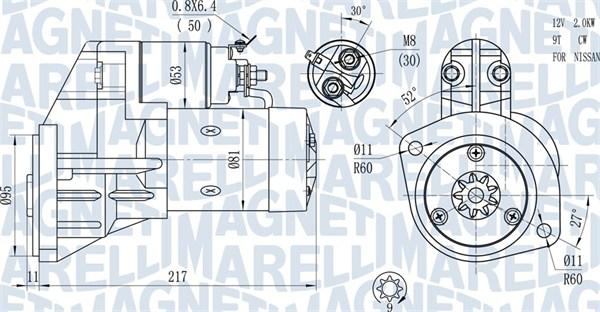 Magneti Marelli 063720660010 - Starter alexcarstop-ersatzteile.com