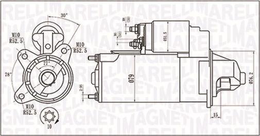 Magneti Marelli 063721396010 - Starter alexcarstop-ersatzteile.com