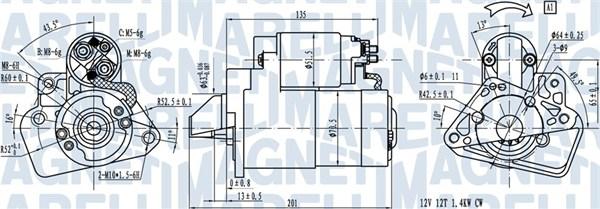 Magneti Marelli 063721332010 - Starter alexcarstop-ersatzteile.com