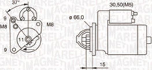 Magneti Marelli 063721260010 - Starter alexcarstop-ersatzteile.com