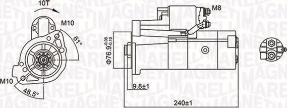 Magneti Marelli 063721221010 - Starter alexcarstop-ersatzteile.com