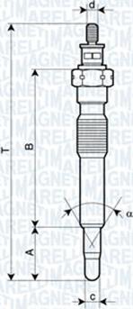 Magneti Marelli 062900092304 - Glühkerze alexcarstop-ersatzteile.com