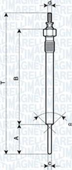 Magneti Marelli 062900066304 - Glühkerze alexcarstop-ersatzteile.com