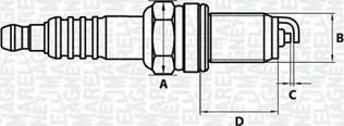 Magneti Marelli 062000768304 - Zündkerze alexcarstop-ersatzteile.com