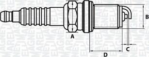 Magneti Marelli 062000780304 - Zündkerze alexcarstop-ersatzteile.com