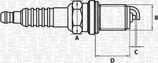 Magneti Marelli 062000781304 - Zündkerze alexcarstop-ersatzteile.com