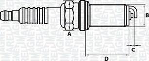 Magneti Marelli 062000778304 - Zündkerze alexcarstop-ersatzteile.com