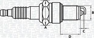 Magneti Marelli 062000773304 - Zündkerze alexcarstop-ersatzteile.com