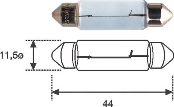 Magneti Marelli 009461200000 - Glühlampe, Kennzeichenleuchte alexcarstop-ersatzteile.com