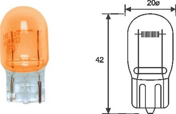 Magneti Marelli 002052300000 - Glühlampe, Blinkleuchte alexcarstop-ersatzteile.com