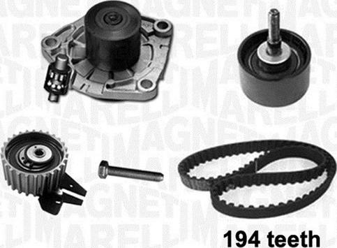 Magneti Marelli 341404050001 - Wasserpumpe + Zahnriemensatz alexcarstop-ersatzteile.com