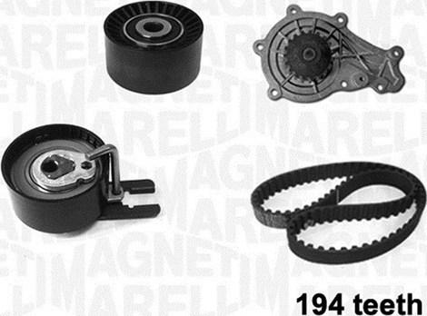 Magneti Marelli 341404030001 - Wasserpumpe + Zahnriemensatz alexcarstop-ersatzteile.com