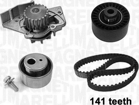 Magneti Marelli 341405990001 - Wasserpumpe + Zahnriemensatz alexcarstop-ersatzteile.com